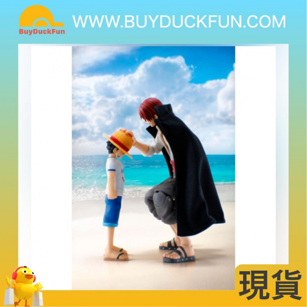 S.H.Figuarts One Piece SHF 紅髮撒古斯 & 路飛 -少年期-