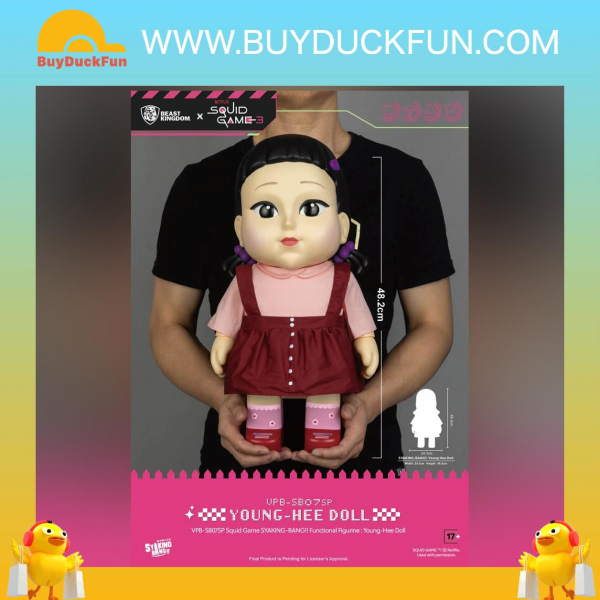 Beast Kingdom (VPB-SB07SP) Squid Game SYAKING-GANG!! Functional Figurine - Young-Hee Doll S3 - Image 7