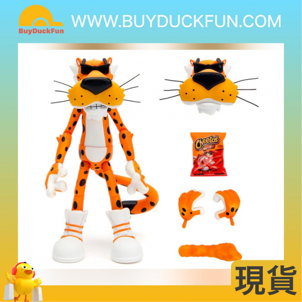 Jada Toys 6" | Cheetos | Chester Cheetah Action Figure (夜光) | Orange/Yellow - Image 5