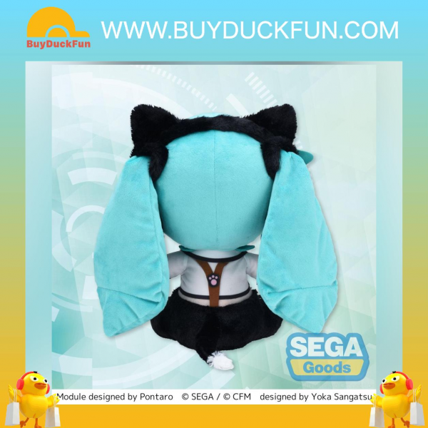 Sega [Fuwa Petit毛公仔]《初音未來》初音-Kiity Cat- (LL) - Image 2