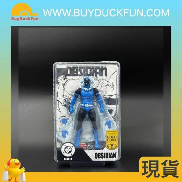 McFarlane DC DIRECT 7IN FIGURE WITH COMIC - OBSIDIAN (CHASE)