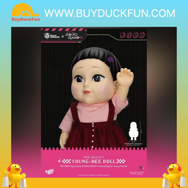 Beast Kingdom (VPB-SB07SP) Squid Game SYAKING-GANG!! Functional Figurine - Young-Hee Doll S3 - Image 5