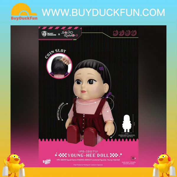 Beast Kingdom (VPB-SB07SP) Squid Game SYAKING-GANG!! Functional Figurine - Young-Hee Doll S3 - Image 6