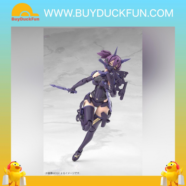 Kotobukiya 1/1 Scale Plastic Model Kit Megami Device 女神裝置 朱羅 忍者 樞 影衣 完整套裝 - Image 9