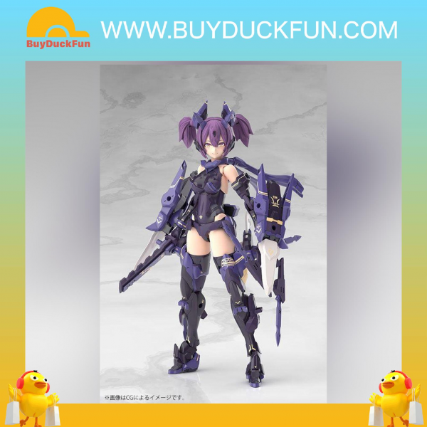 Kotobukiya 1/1 Scale Plastic Model Kit Megami Device 女神裝置 朱羅 忍者 樞 影衣 完整套裝 - Image 2