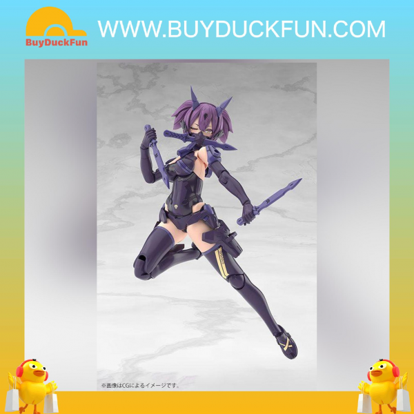 Kotobukiya 1/1 Scale Plastic Model Kit Megami Device 女神裝置 朱羅 忍者 樞 影衣 完整套裝 - Image 7