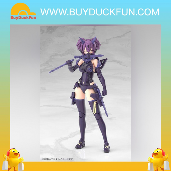 Kotobukiya 1/1 Scale Plastic Model Kit Megami Device 女神裝置 朱羅 忍者 樞 影衣 完整套裝 - Image 5