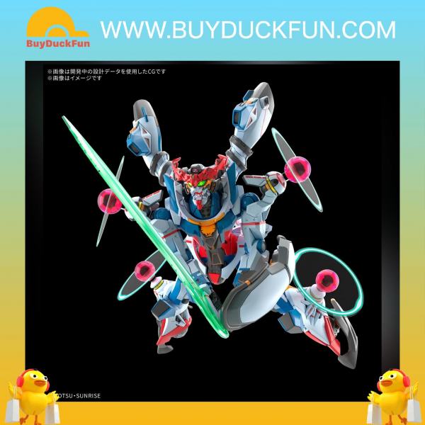 Bandai HG 1/144 GQuuuuuuX(恩底彌翁裝置覺醒時) - Image 4