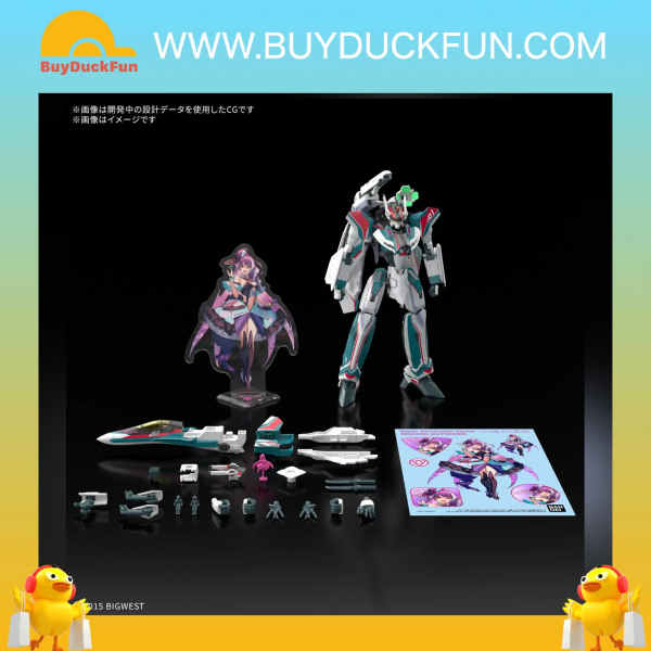 Bandai HG 1/100 VF-31J 齊格飛 (阿拉德.梅塔斯機) DX套裝