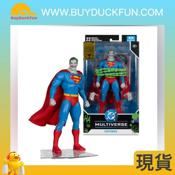 McFarlane 7IN - SUPERMAN (ACTION COMICS 1000)(JOKERIZED)(GOLD LABEL)