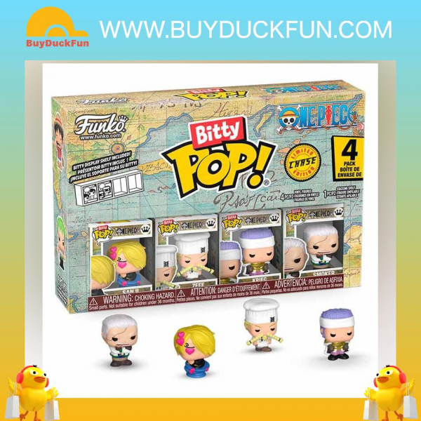 Funko Bitty POP《海賊王》山治與昔日伙伴套裝(4pk)