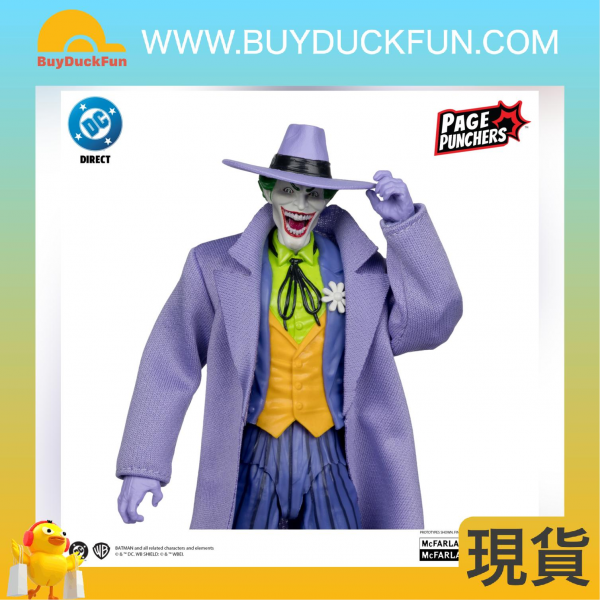 McFarlane DC DIRECT 7IN FIGURE WITH COMIC - THE JOKER (CRISIS ON INFINITE EARTHS) - Image 4