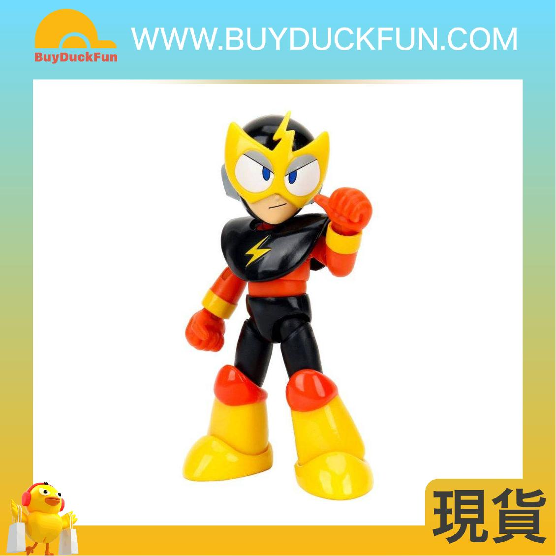 Jada Toys 4.5" Mega Man Elec Man Action Figure Black/ Yellow Window Box - Image 2