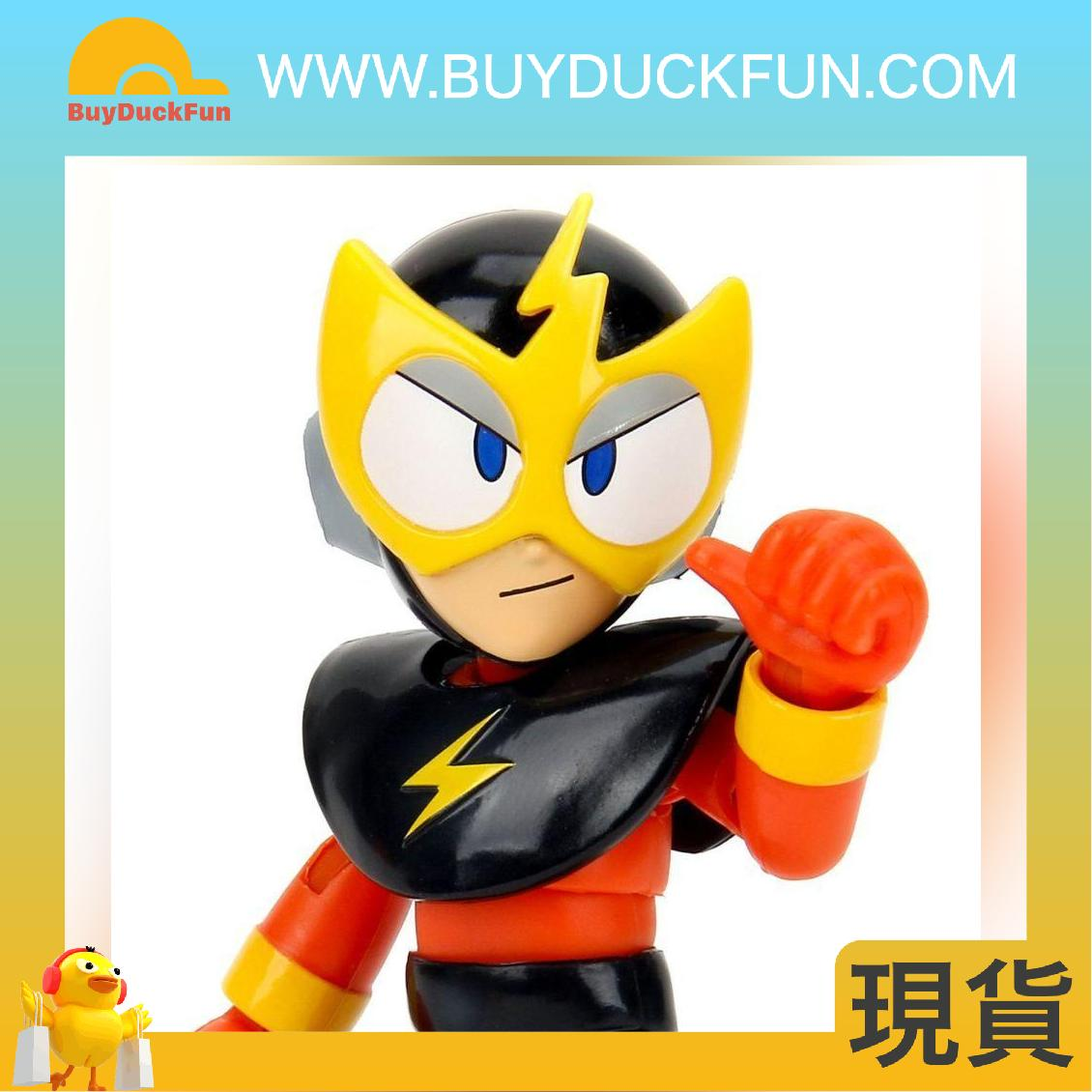 Jada Toys 4.5" Mega Man Elec Man Action Figure Black/ Yellow Window Box - Image 4