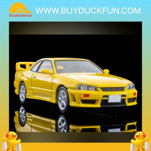 Takara Tomy LV-N365a 1998 NISSAN SKYLINE 25GT-T with optional (Yellow)