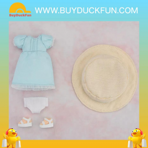 Nendoroid 黏土娃 服裝套組 簡單連身裙（藍色）