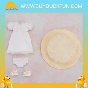 Nendoroid 黏土娃 服裝套組 簡單連身裙（白色）