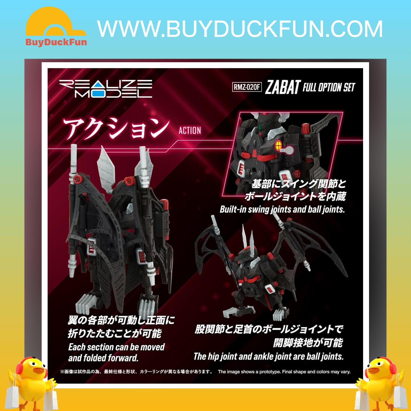 Takara Tomy RMZ-020F Zabat Full option set - Image 2