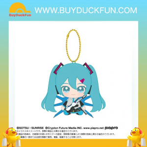 Bandai CHIBI SITING PLUSH MASCOT 初音未來 x 突擊自由高達 TYPE II 迷你坐姿吊飾公仔