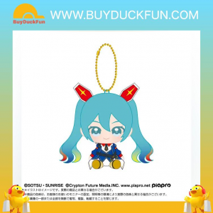 Bandai CHIBI SITING PLUSH MASCOT 初音未來 x 機動戰士高達 迷你坐姿吊飾公仔