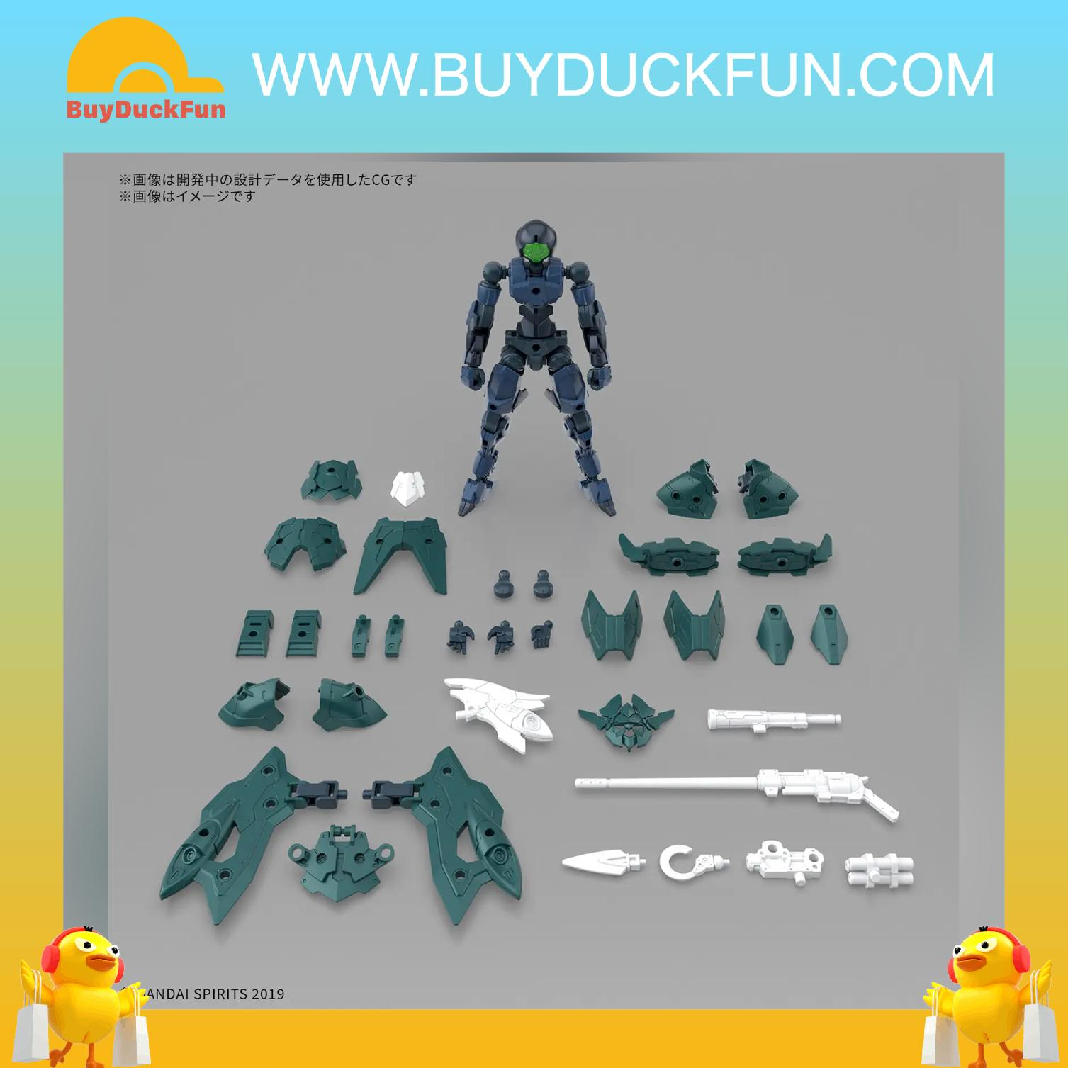 Bandai 30分鐘任務系列1/144 EXM-A9p 冼尼提奧 (海盜型) - Image 3