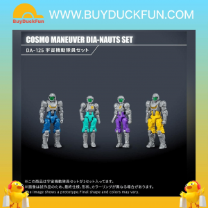 TAKARA TOMY MALL EXCLUSIVE DIACLONE DA-125 COSMO MANEUVER DIA-NAUTS SET