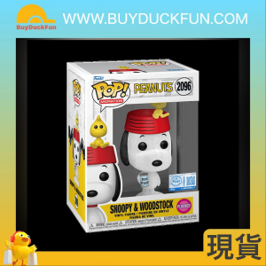 FUNKO Pop! Peanuts Snoopy & Woodstock (Flocked)
